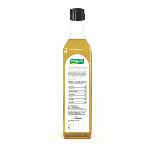 PARIPURNI Cold Pressed Sunflower Oil | 2 Litre 
