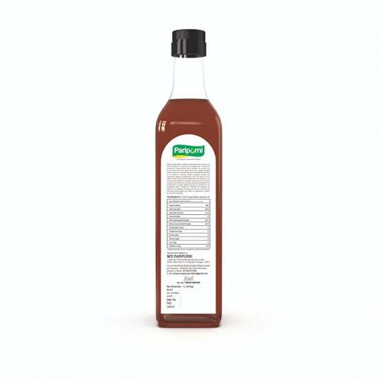 PARIPURNI Cold Pressed Black Mustard Oil | 2 Litre 