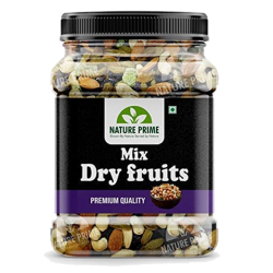 Nature Prime 100% Natural Premium Mix Dry Fruits 500Gm with Almonds 