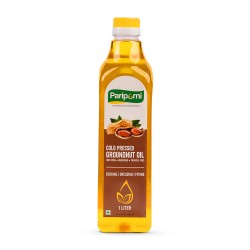 PARIPURNI Cold Pressed Groundnut Oil - 1 Litre