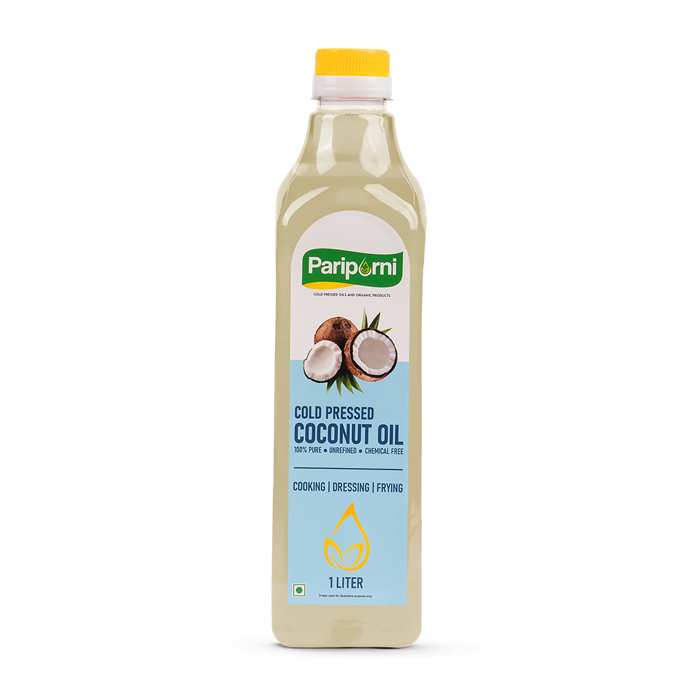 PARIPURNI Cold Pressed Coconut Oil - 1 Litre 
